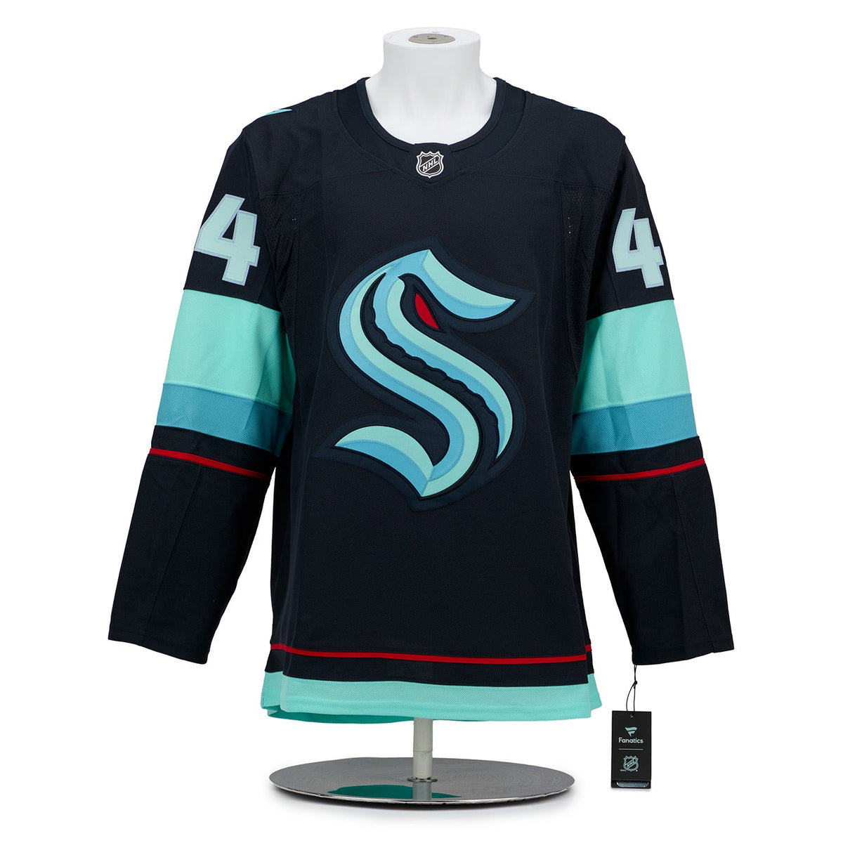 Jake O'Brien Autographed Seattle Kraken Comic Book Art Jersey #44/44 product image 2, provided for visual reference and