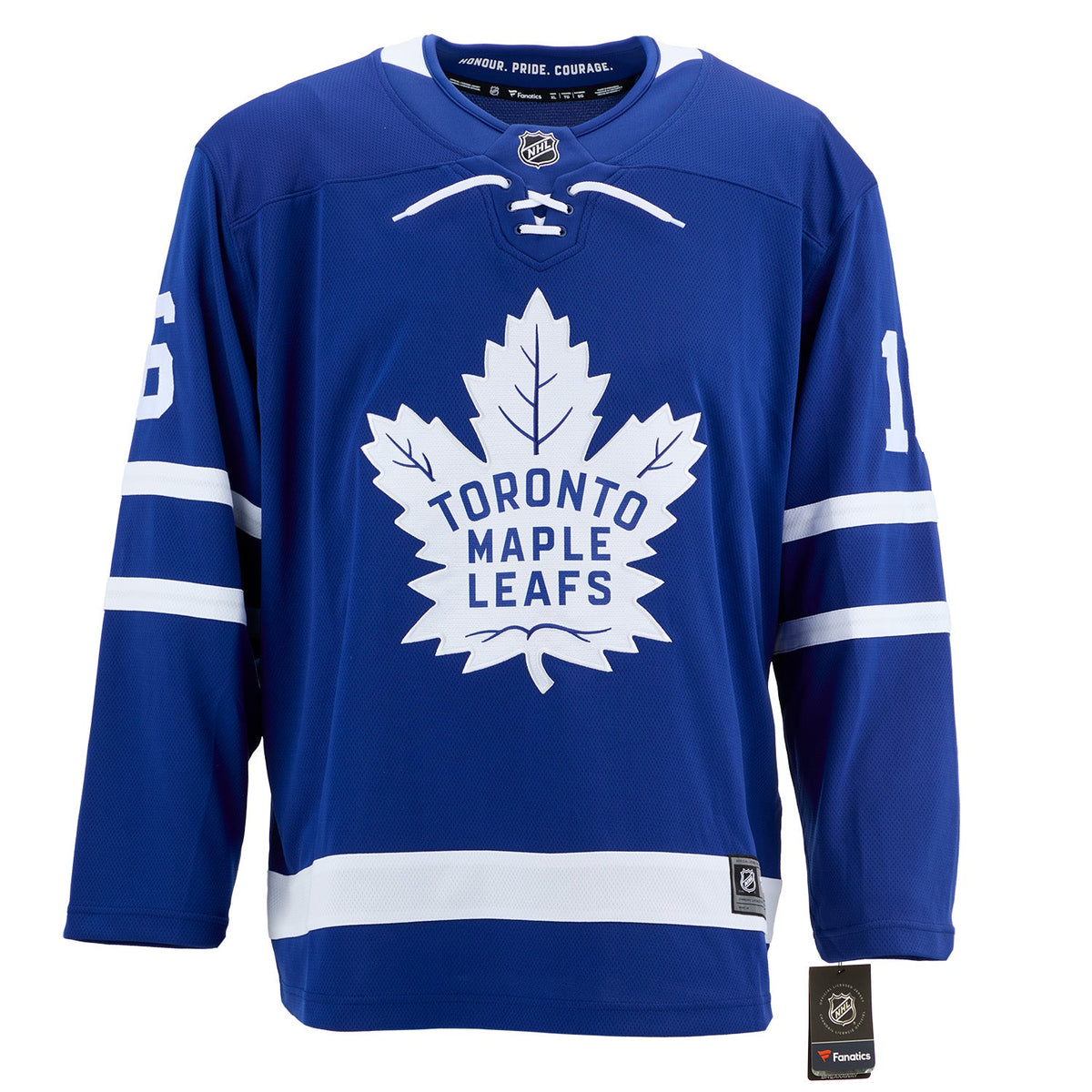 Ed Olczyk Signed Toronto Maple Leafs Fanatics Breakaway Jersey product image 2, provided for visual reference and product