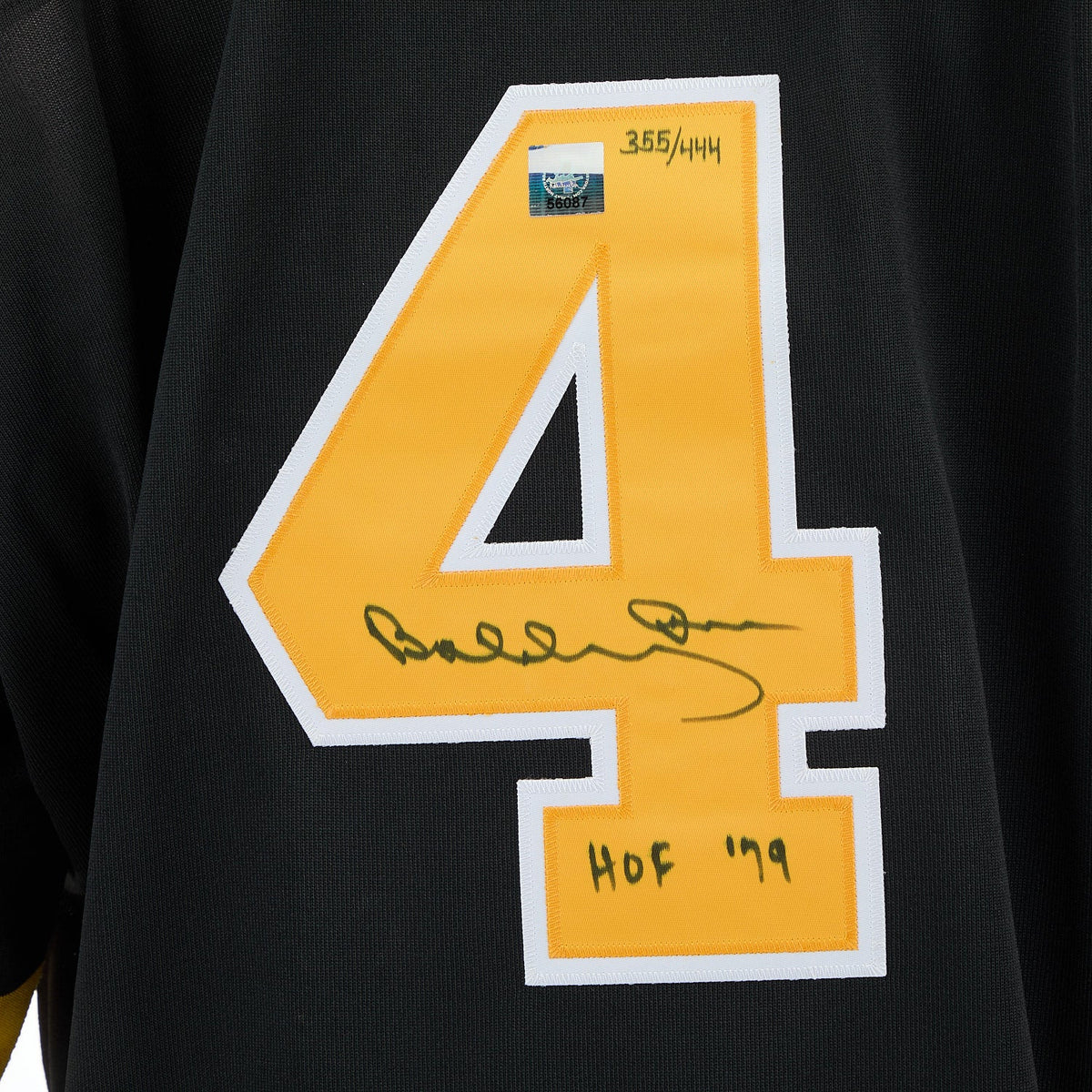 Bobby Orr Boston Bruins Signed & Inscribed Mitchell & Ness Retro Jersey #355/444 product image 3, provided for visual
