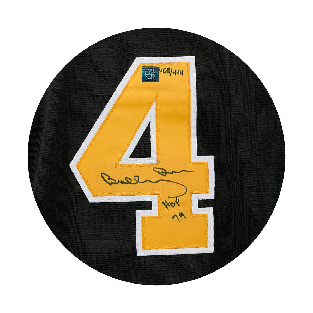 Bobby Orr Boston Bruins Signed & Inscribed Mitchell & Ness Retro Jersey #408/444 product image 3, provided for visual