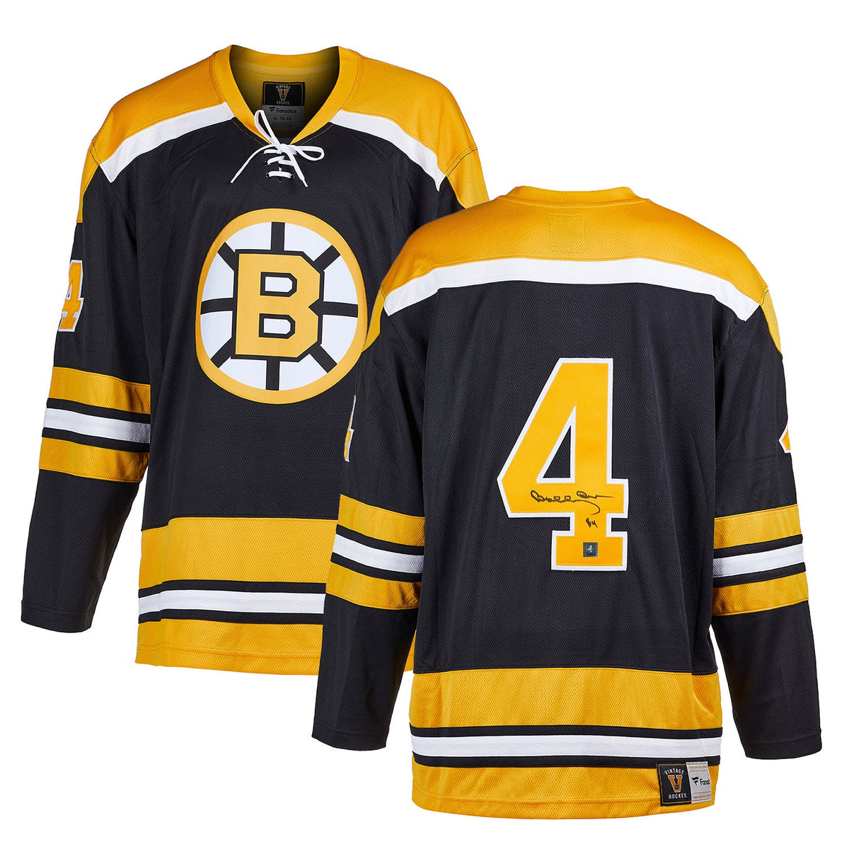 Bobby Orr Signed Boston Bruins Throwback Breakaway Jersey product image 3, provided for visual reference and product detail