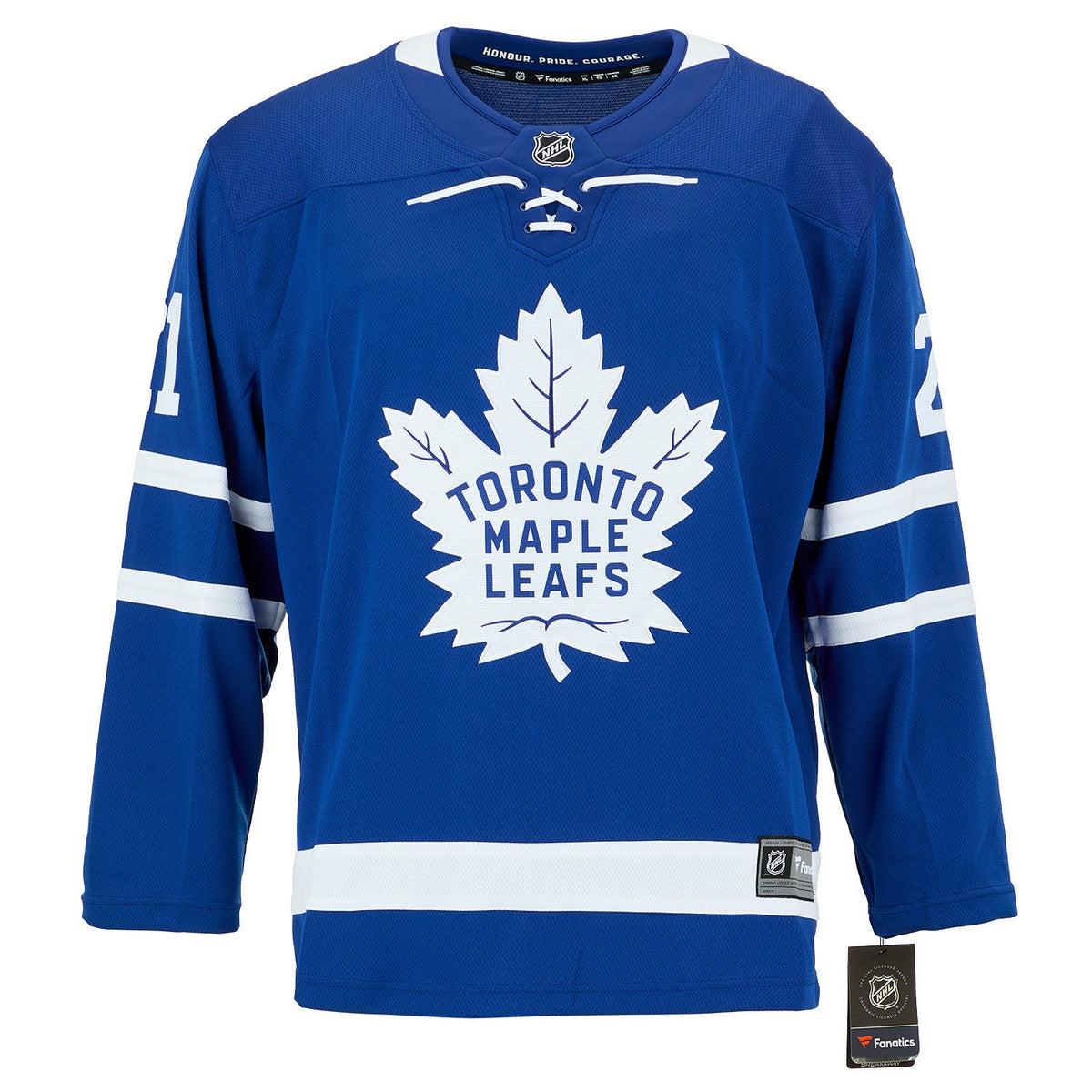Mark Osborne Autographed Toronto Maple Leafs Fanatics Breakaway Jersey product image 2, provided for visual reference and