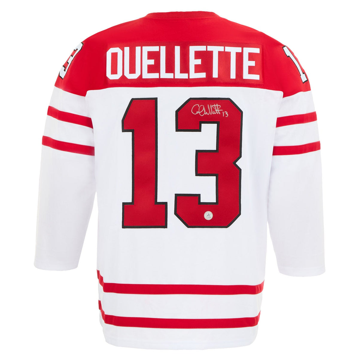 Caroline Ouellette Autographed Team Canada Custom Hockey Nation Jersey product image 1, provided for visual reference and