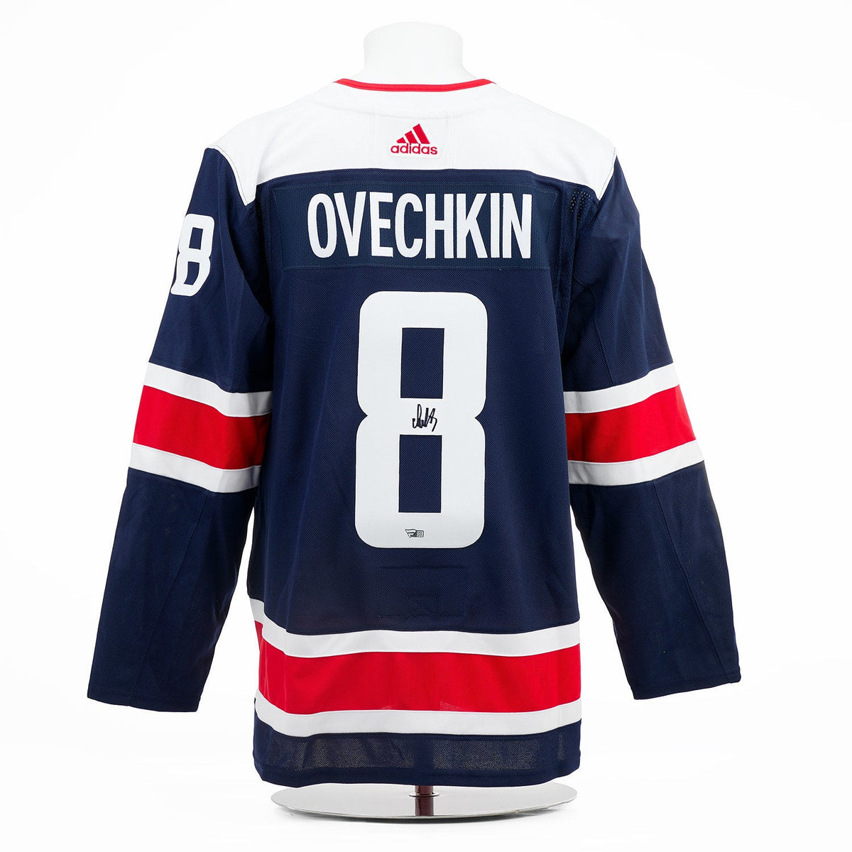 Alex Ovechkin Autographed Washington Capitals Alternate adidas Jersey product image 1, provided for visual reference and