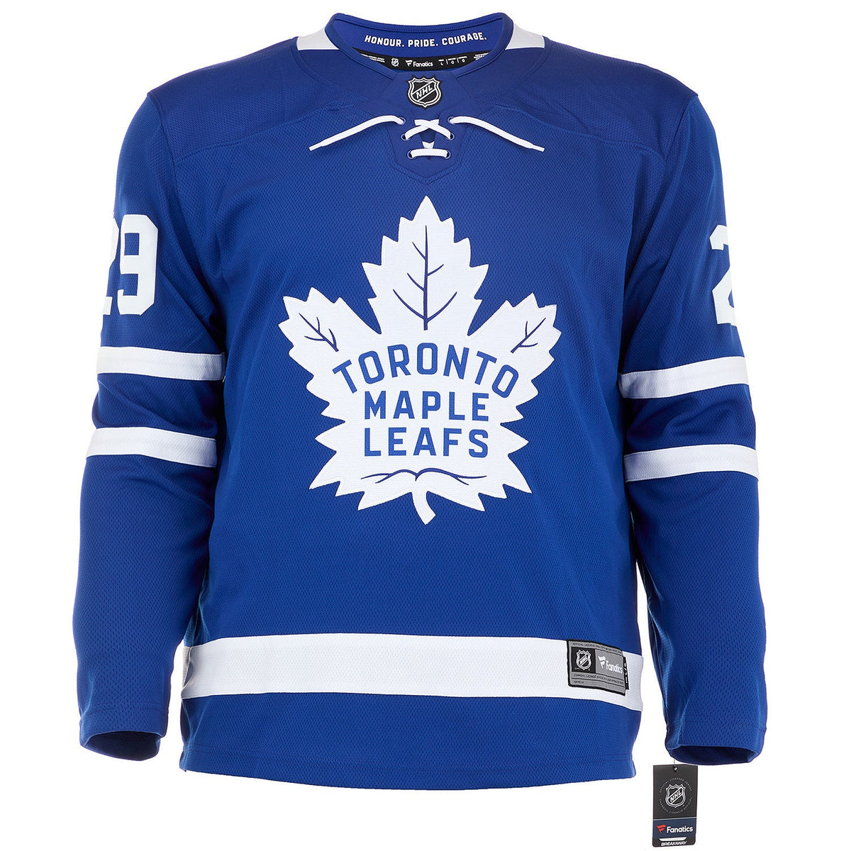 Mike Palmateer Autographed Toronto Maple Leafs Fanatics Breakaway Jersey product image 2, provided for visual reference and
