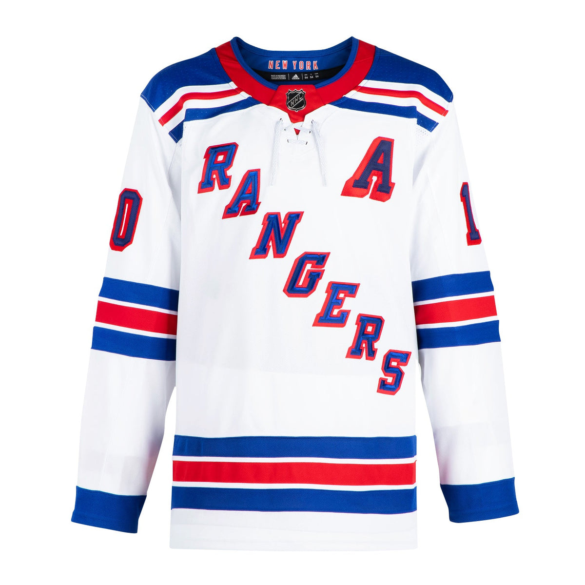 Artemi Panarin Signed New York Rangers White adidas Jersey product image 2, provided for visual reference and product detail