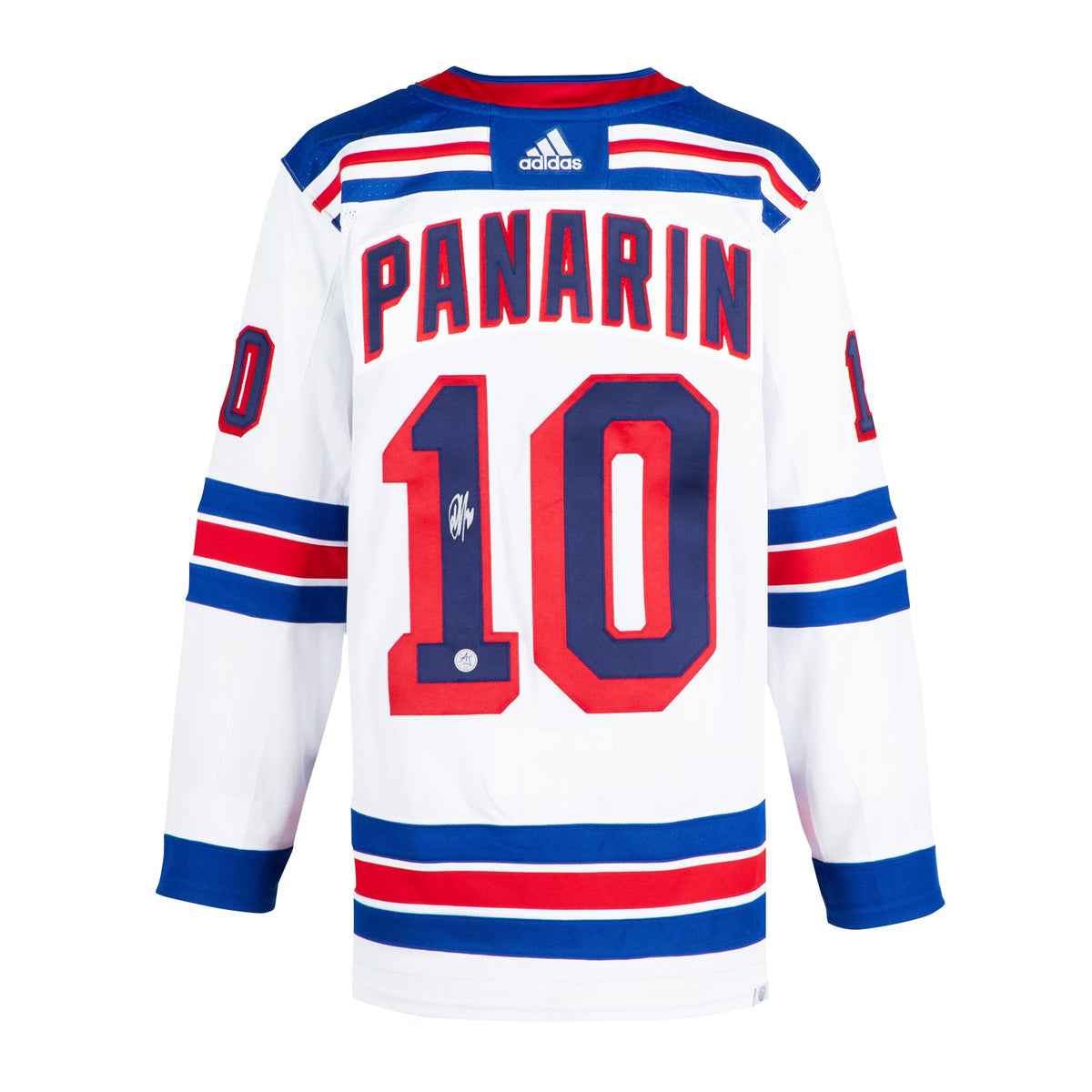 Artemi Panarin Signed New York Rangers White adidas Jersey product image 1, provided for visual reference and product detail