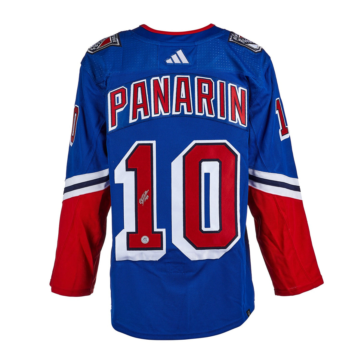 Artemi Panarin Signed New York Rangers Reverse Retro 2.0 adidas Jersey product image 1, provided for visual reference and