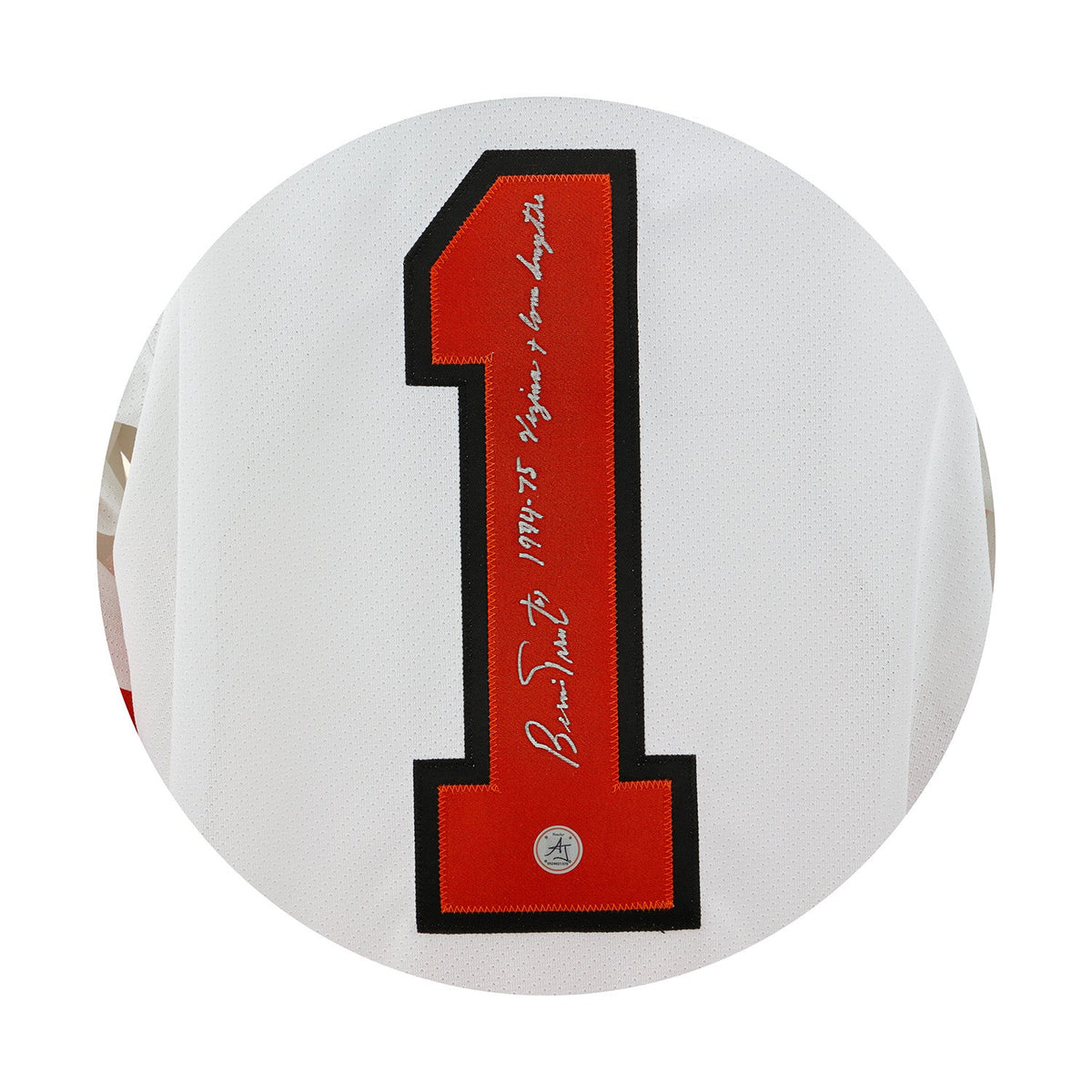Bernie Parent Signed & Inscribed Philadelphia Flyers White Vintage CCM Jersey product image 3, provided for visual reference