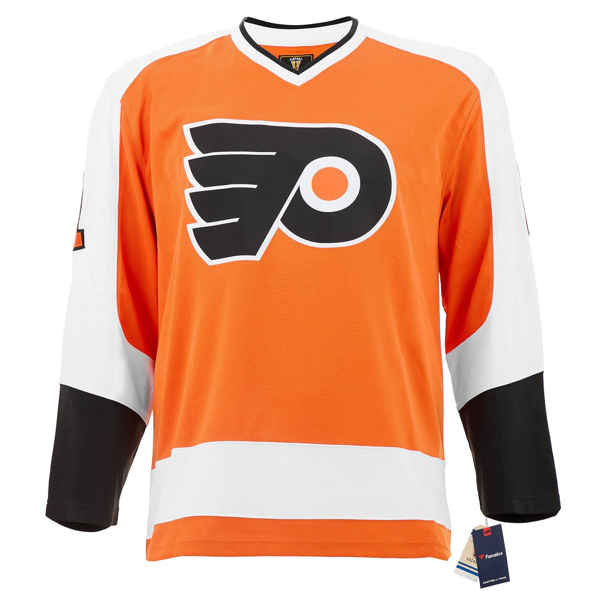 Bernie Parent Signed & Inscribed Philadelphia Flyers Fanatics Throwback Jersey product image 2, provided for visual