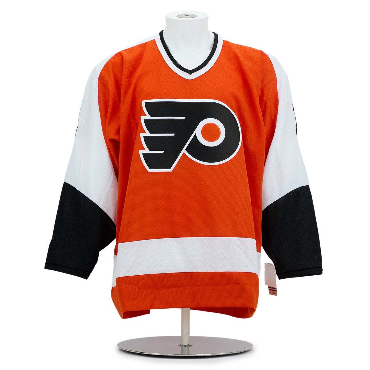 Bernie Parent Signed & Inscribed Philadelphia Flyers Vintage CCM Jersey product image 2, provided for visual reference and