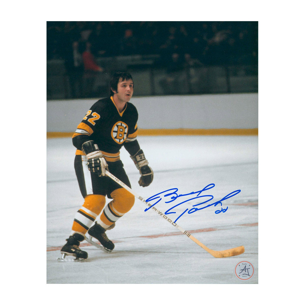 Brad Park Autographed Boston Bruins Legend 8x10 Photo product image 1, provided for visual reference and product detail