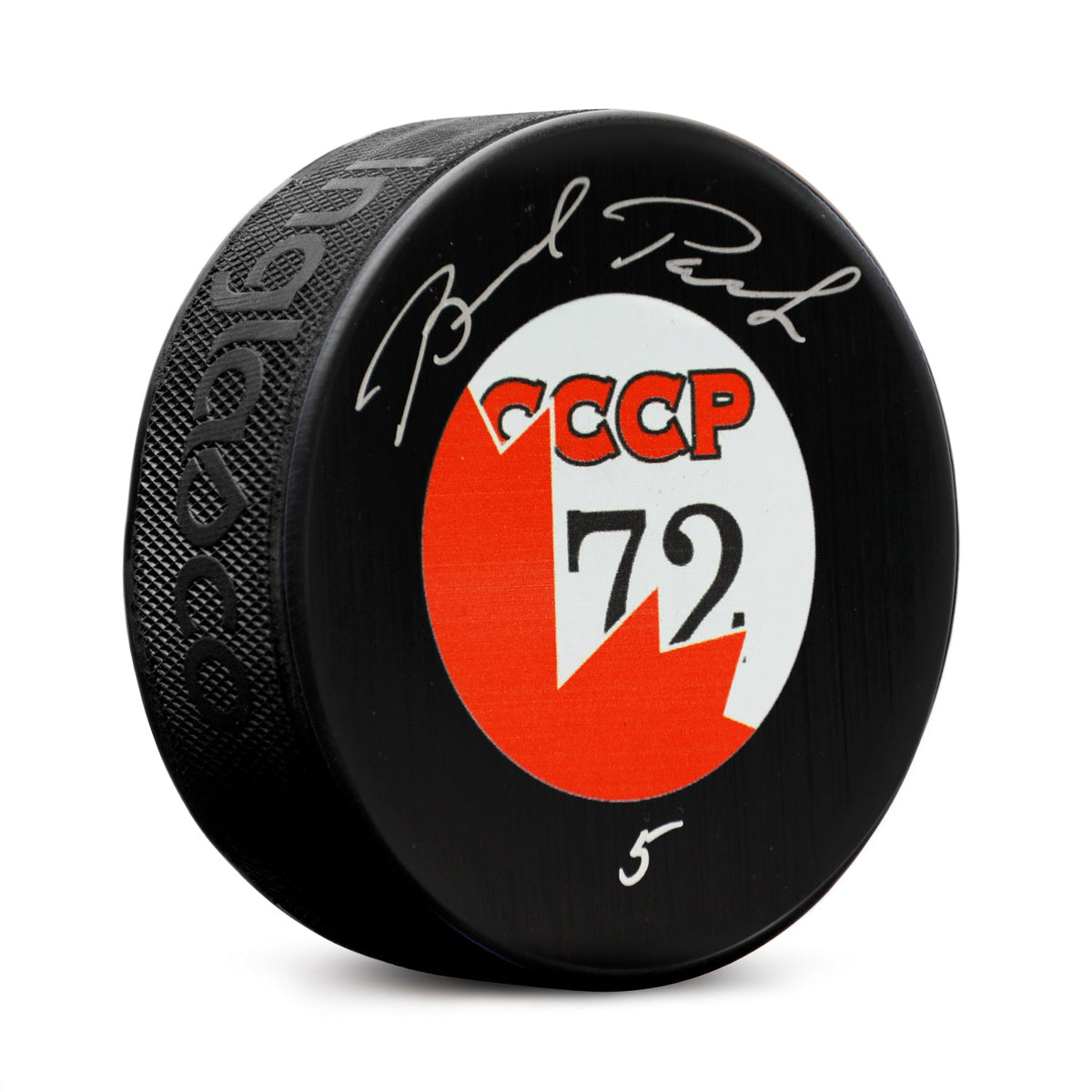 Brad Park Team Canada Autographed 1972 Summit Series Puck product image 1, provided for visual reference and product detail