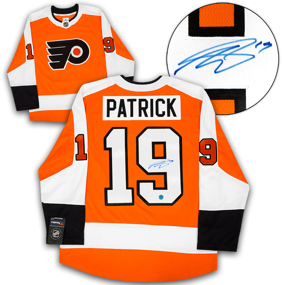 Nolan Patrick Autographed Philadelphia Flyers Fanatics Breakaway Jersey product image 1, provided for visual reference and