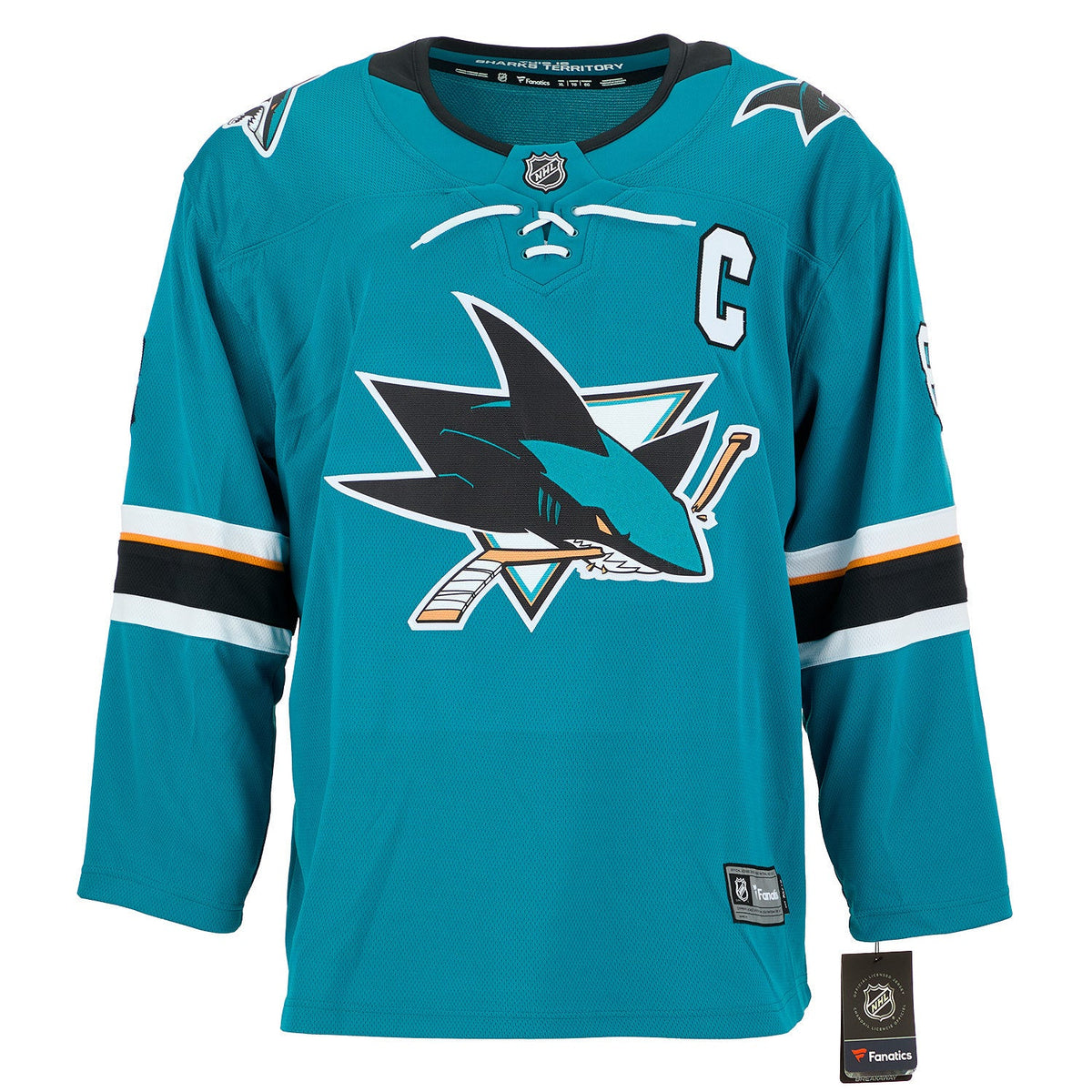 Joe Pavelski Autographed San Jose Sharks Fanatics Breakaway Jersey product image 2, provided for visual reference and