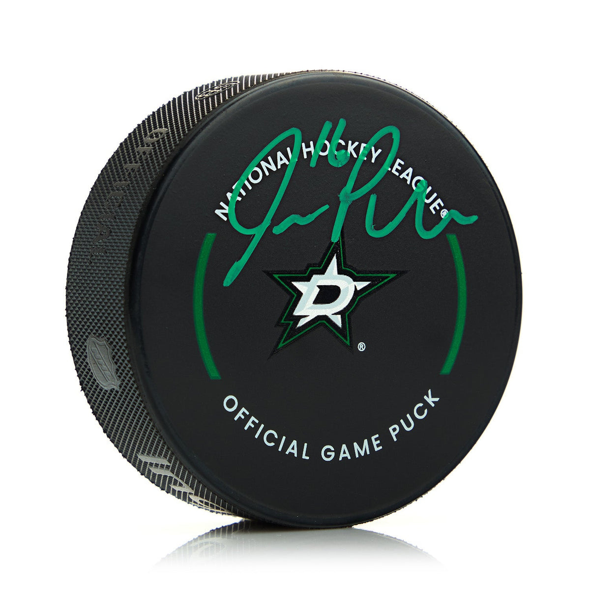 Joe Pavelski Signed Dallas Stars Official Game Puck product image 1, provided for visual reference and product detail review