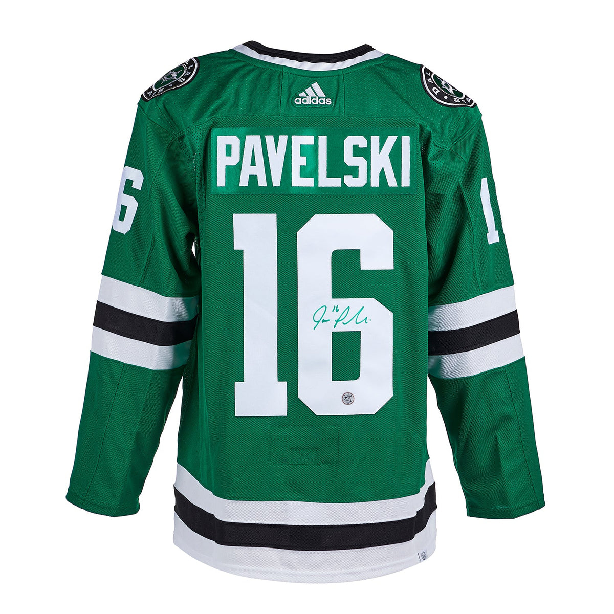 Joe Pavelski Autographed Dallas Stars adidas Jersey product image 1, provided for visual reference and product detail review