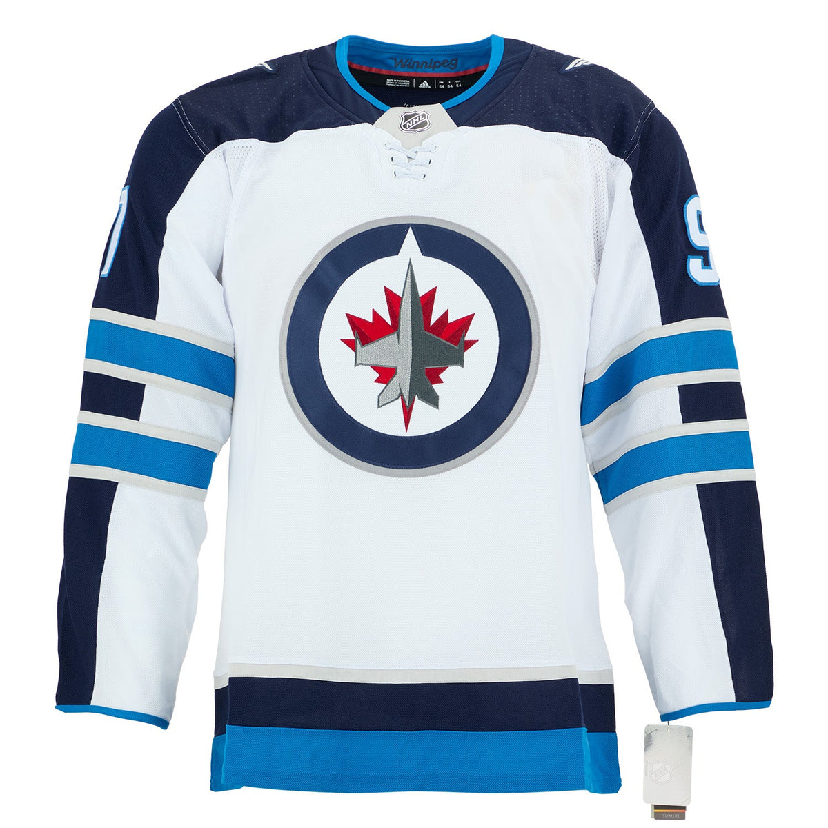 Cole Perfetti Winnipeg Jets Signed & Dated 1st Goal adidas Jersey #/91 product image 2, provided for visual reference and
