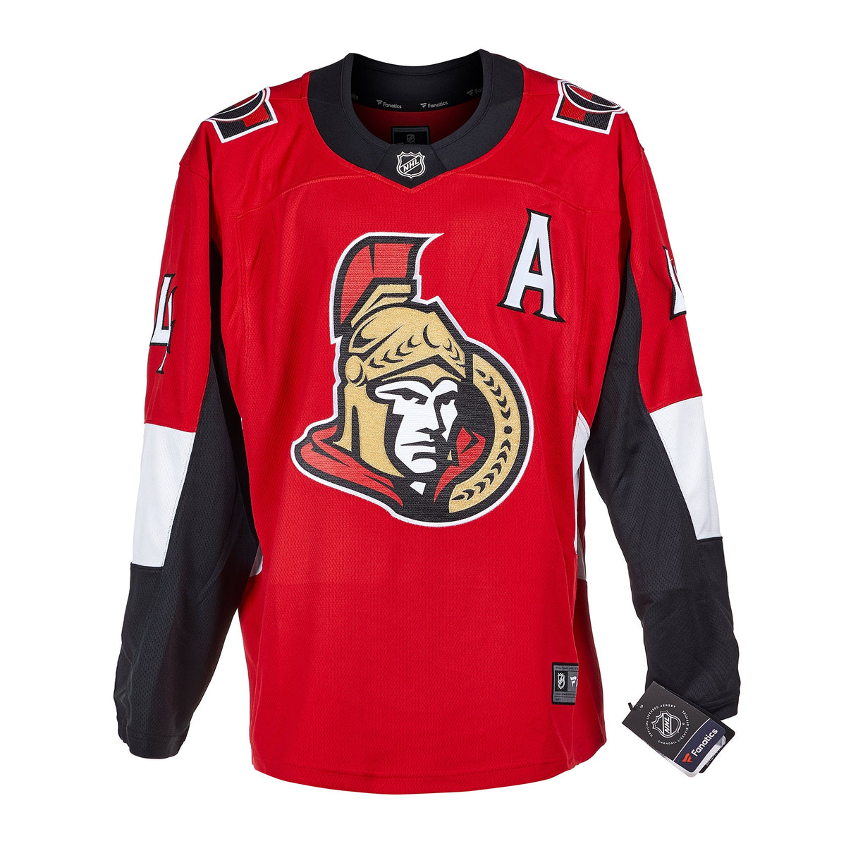 Chris Phillips Autographed Ottawa Senators Fanatics Breakaway Jersey product image 2, provided for visual reference and