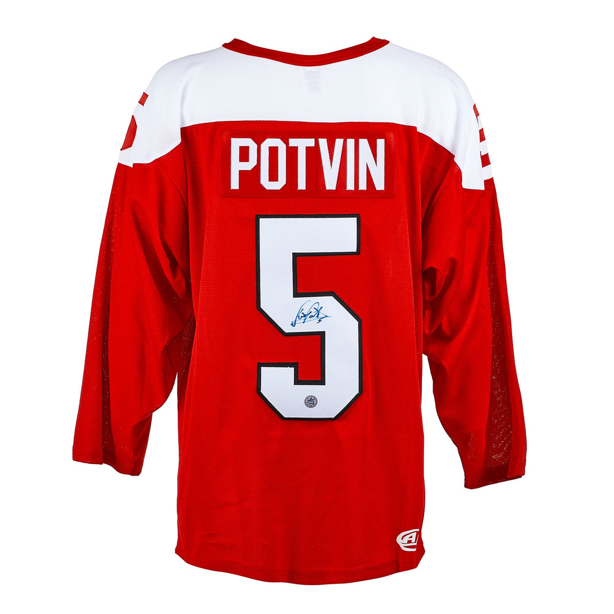 Denis Potvin Autographed Team Canada Custom Hockey Nation Jersey product image 1, provided for visual reference and product