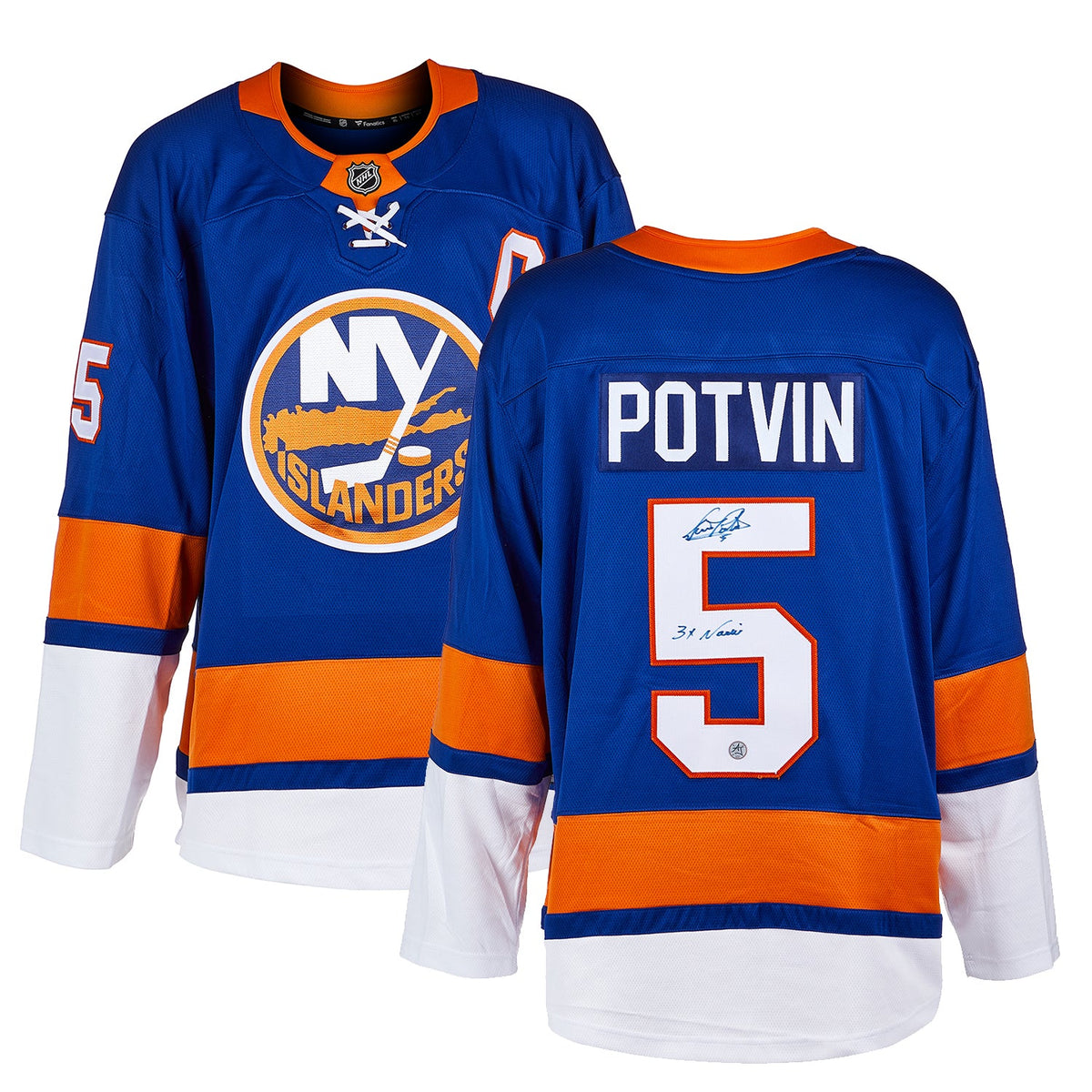 Denis Potvin New York Islanders Signed Norris Fanatics Jersey product image 3, provided for visual reference and product