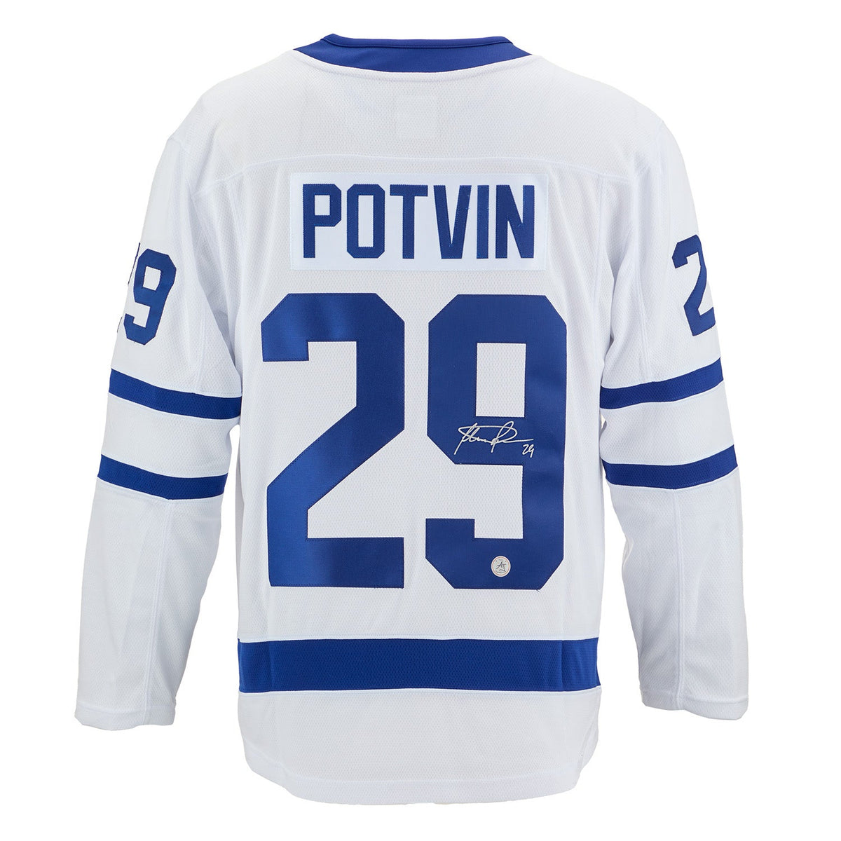 Felix Potvin Signed Toronto Maple Leafs White Fanatics Breakaway Jersey product image 1, provided for visual reference and