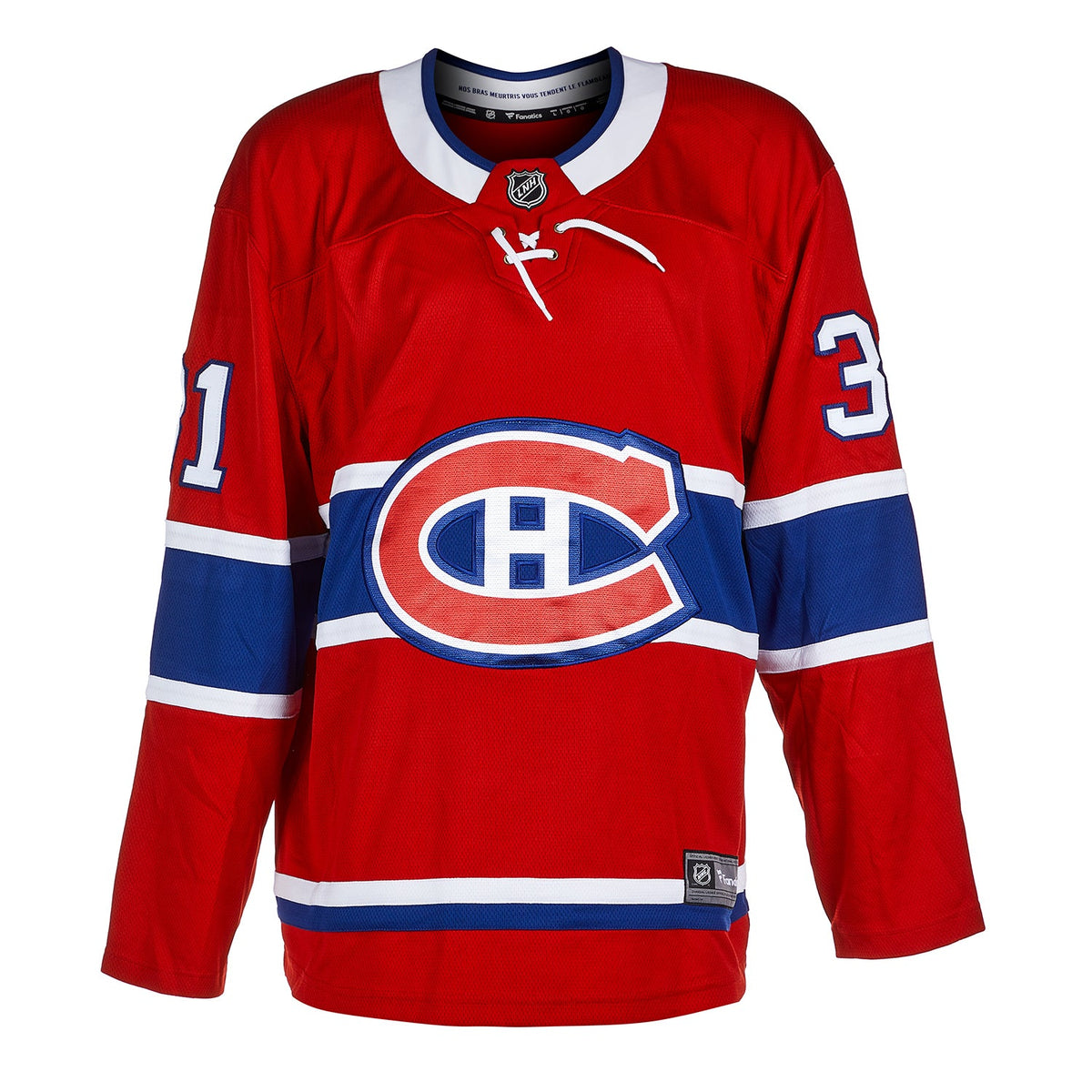 Carey Price Autographed Montreal Canadiens Fanatics Breakaway Jersey product image 2, provided for visual reference and