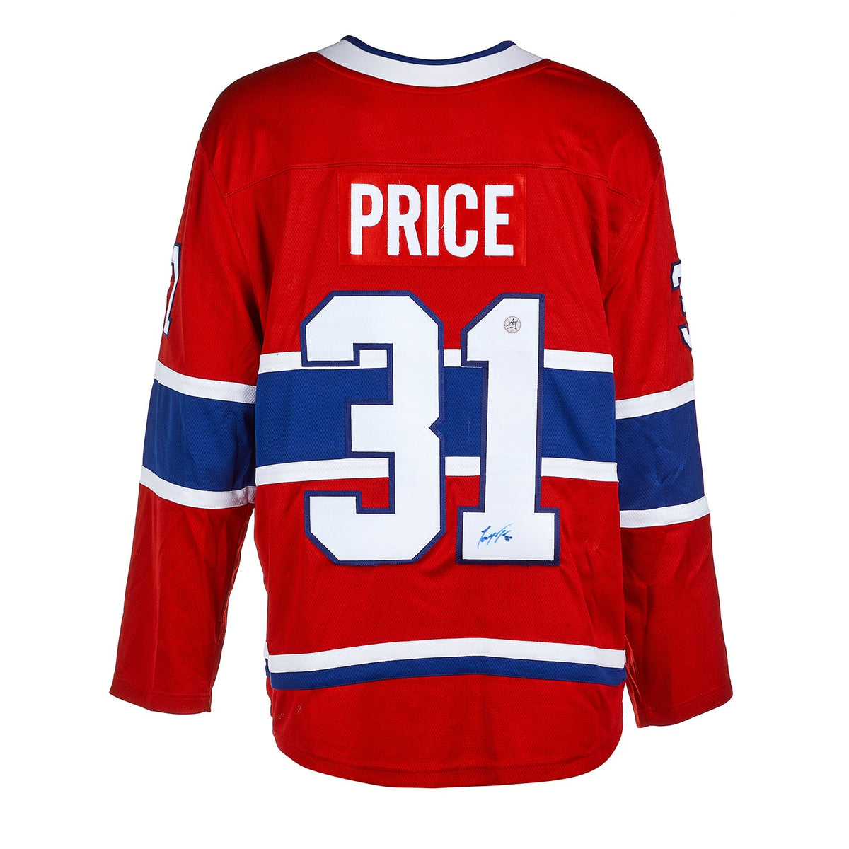 Carey Price Autographed Montreal Canadiens Fanatics Breakaway Jersey product image 1, provided for visual reference and