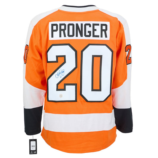 Chris Pronger Autographed Philadelphia Flyers Fanatics Breakaway Jersey product image 1, provided for visual reference and