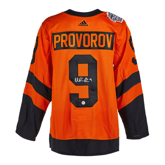 Ivan Provorov Signed Philadelphia Flyers 2019 Stadium Series adidas Jersey product image 1, provided for visual reference