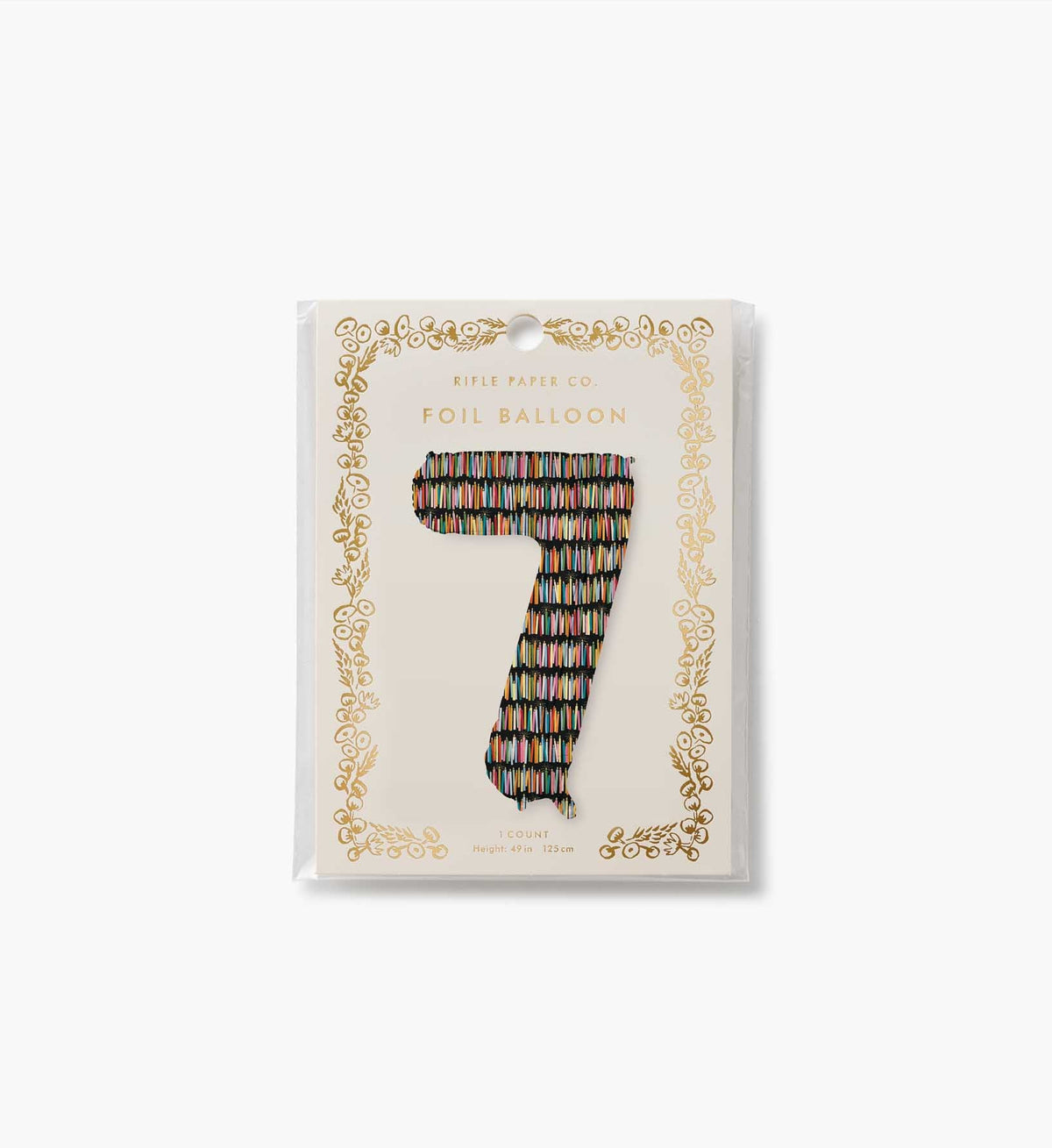 Numbered Foil Balloon - Candles