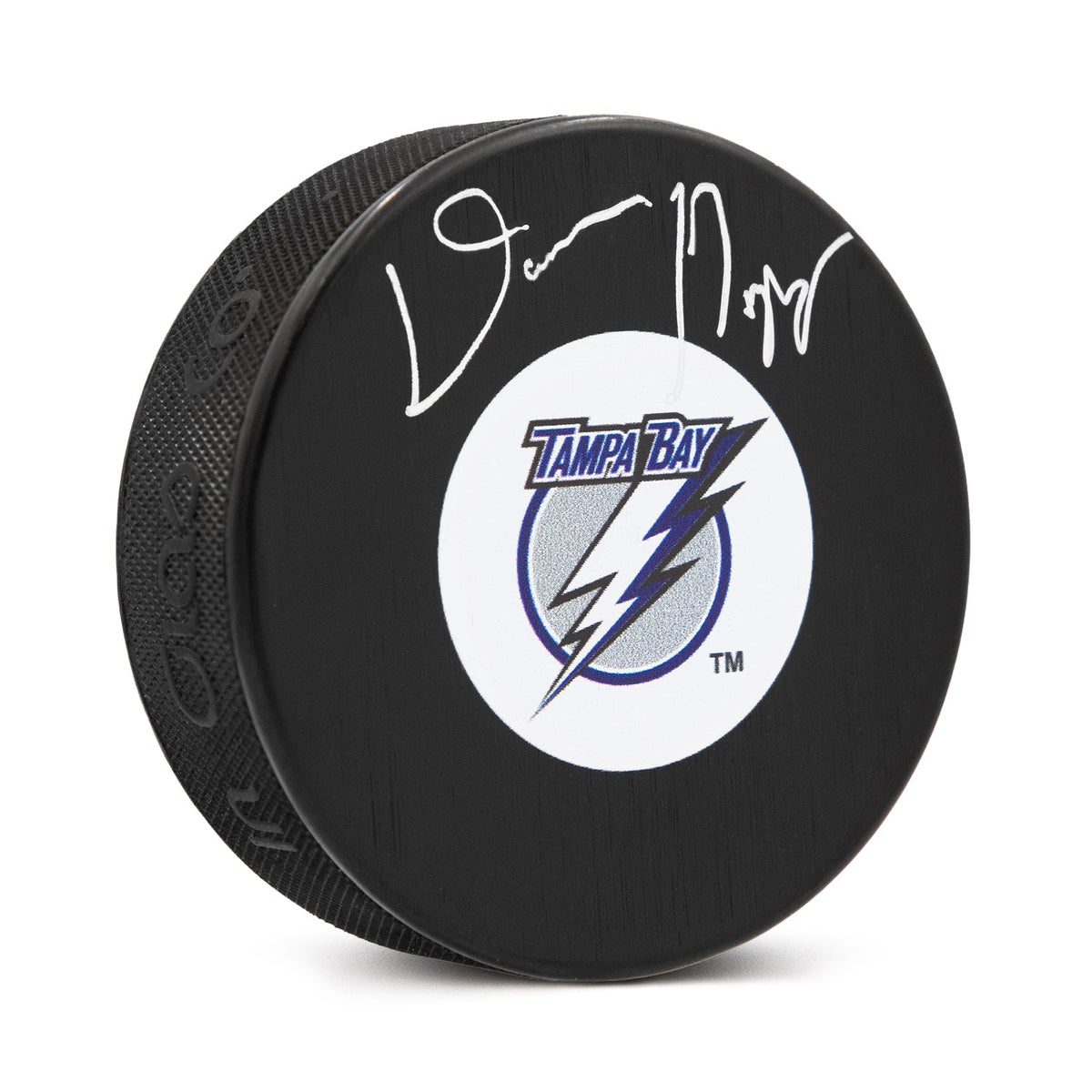 Daren Puppa Autographed Tampa Bay Lightning Hockey Puck product image 1, provided for visual reference and product detail
