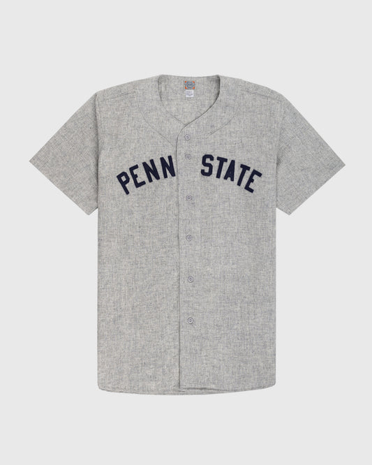 Penn State University 1955 Authentic Wool Road Baseball Jersey product image 1, provided for visual reference and product