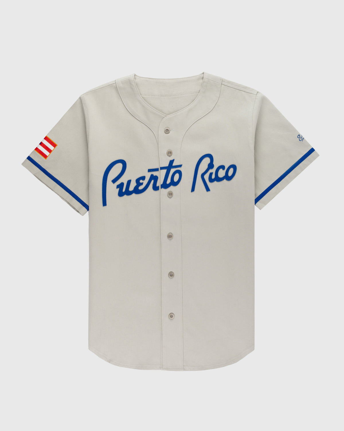 Puerto Rico 1958 National Team Cotton Twill Baseball Jersey product image 1, provided for visual reference and product