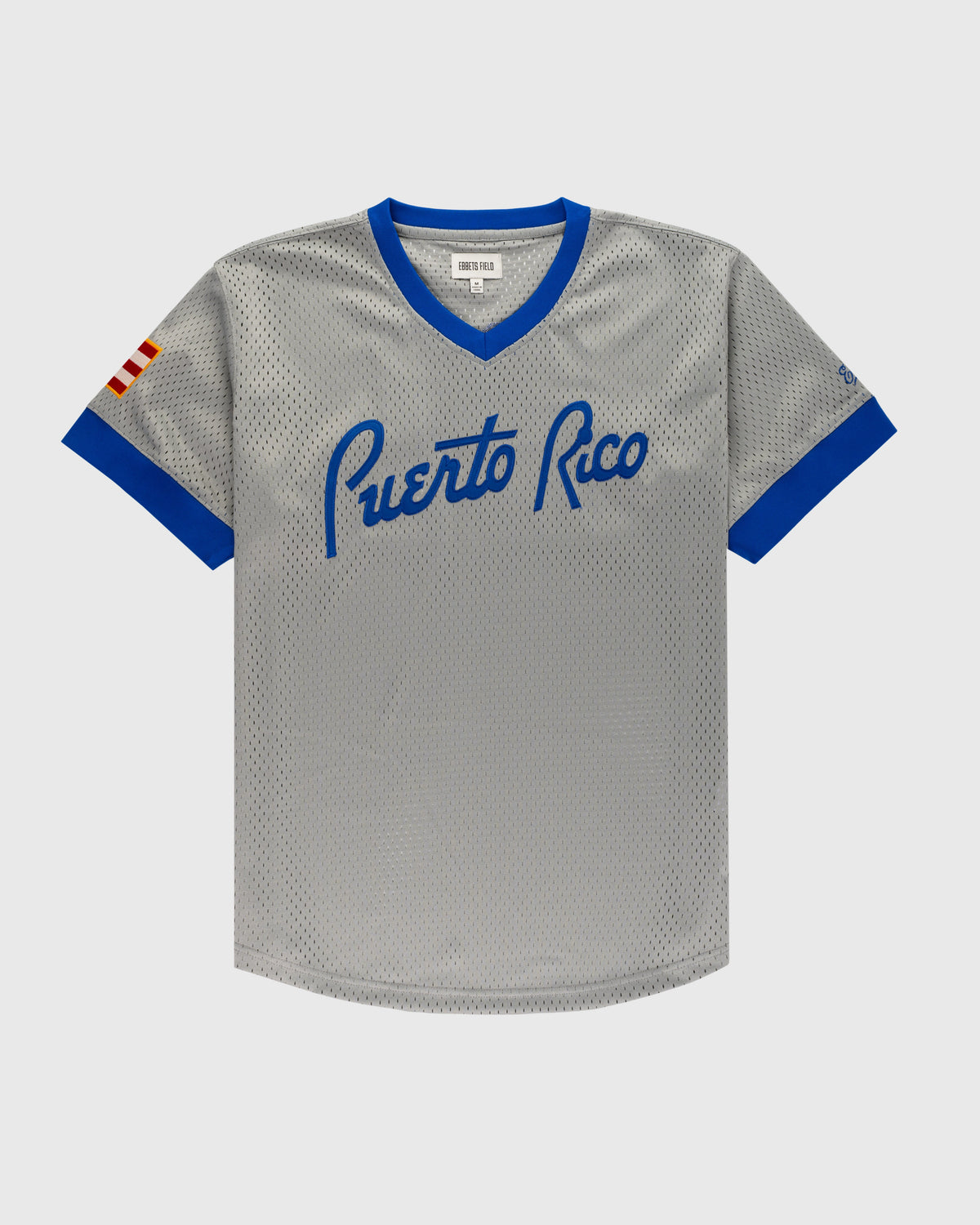 Puerto Rico 1958 National Team Mesh V-Neck Jersey product image 1, provided for visual reference and product detail review