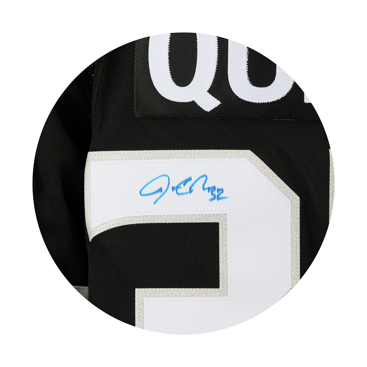 Jonathan Quick Autographed Los Angeles Kings Black adidas Jersey product image 3, provided for visual reference and product
