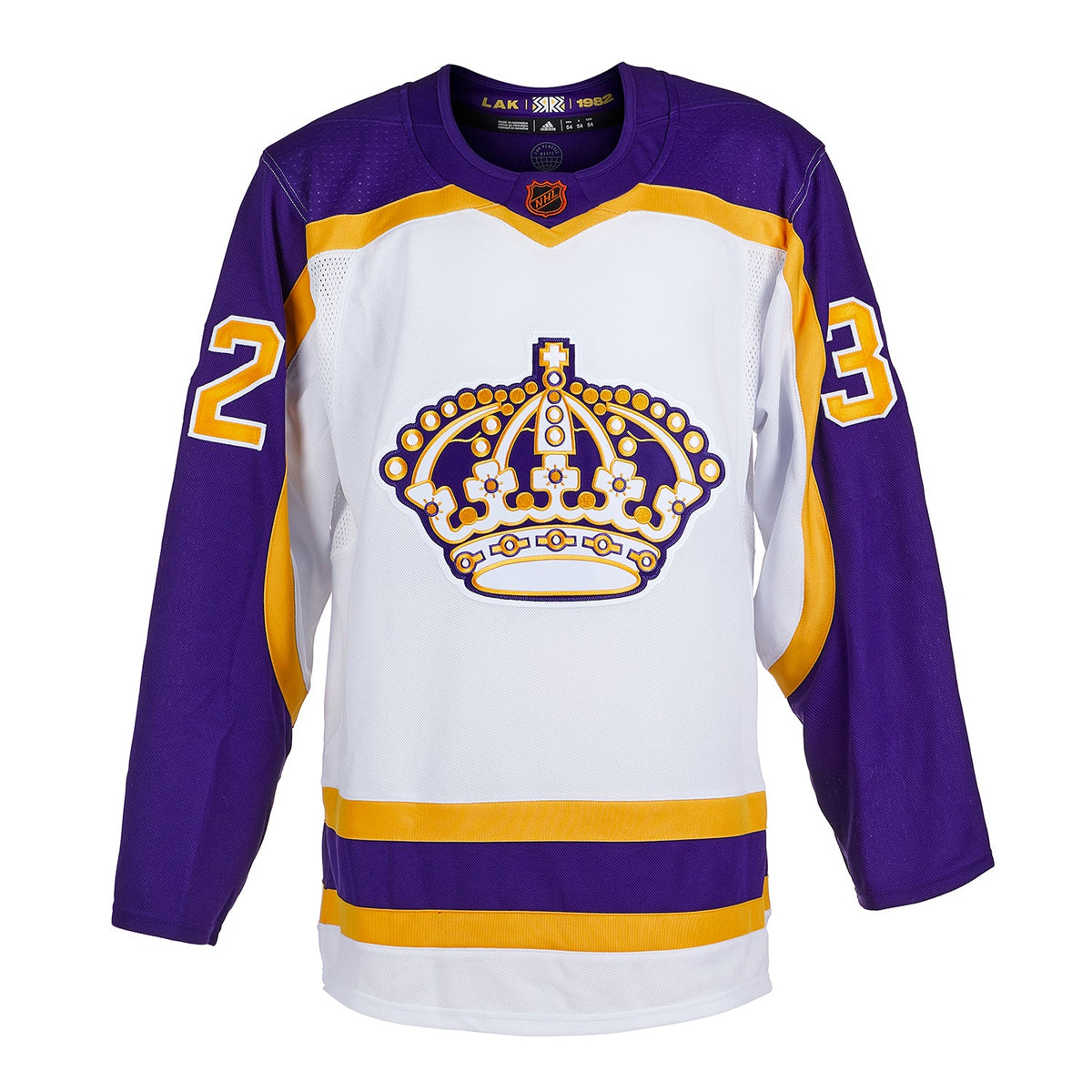 Jonathan Quick Signed Los Angeles Kings Reverse Retro 2.0 adidas Jersey product image 2, provided for visual reference and