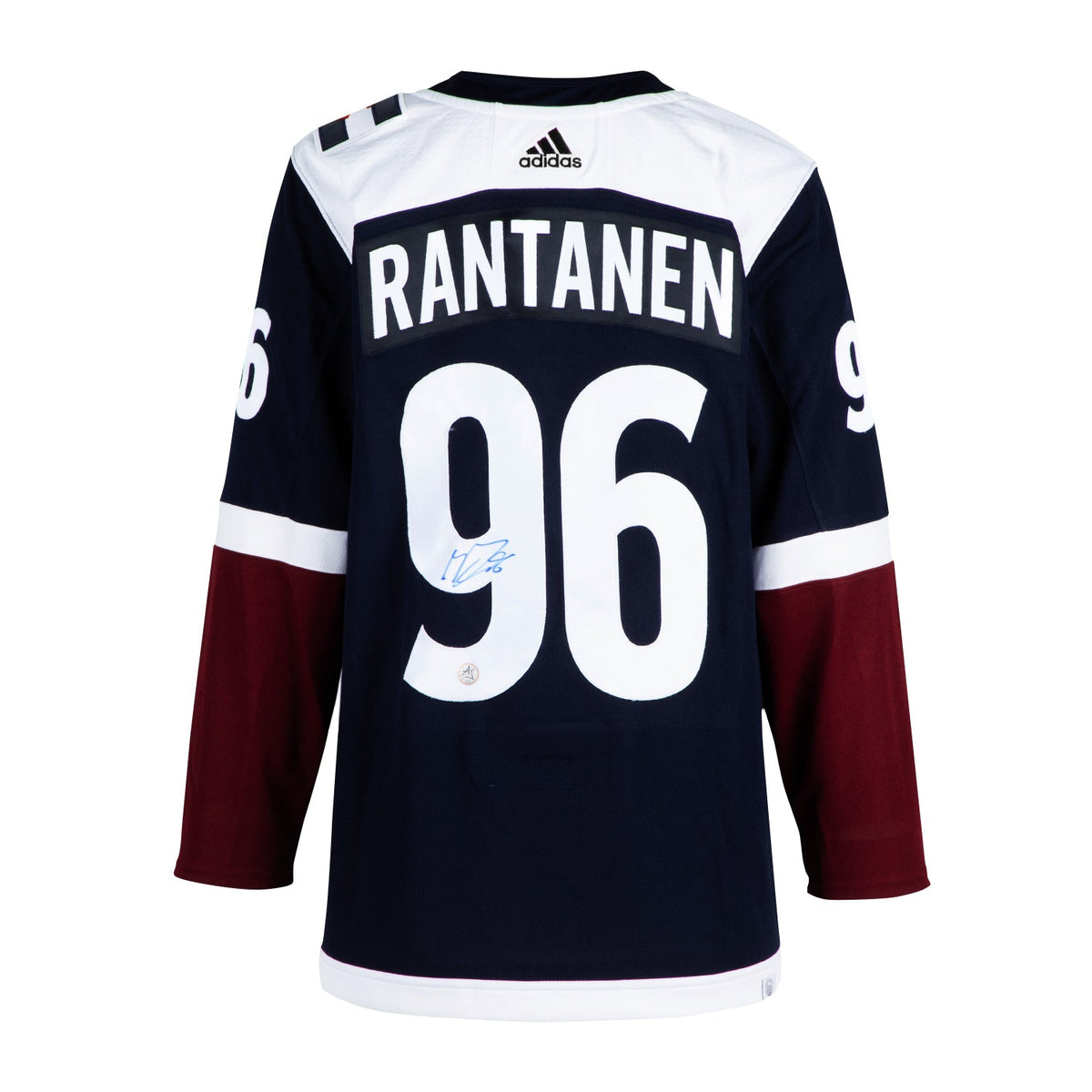 Mikko Rantanen Signed Colorado Avalanche Alternate adidas Jersey product image 1, provided for visual reference and product