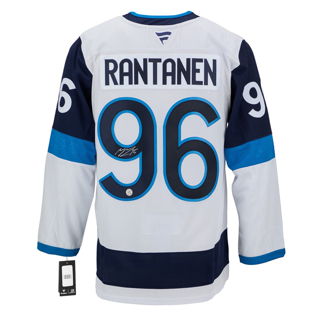 Mikko Rantanen Signed Team Finland 4 Nations Face-Off Fanatics Premium Jersey product image 1, provided for visual reference