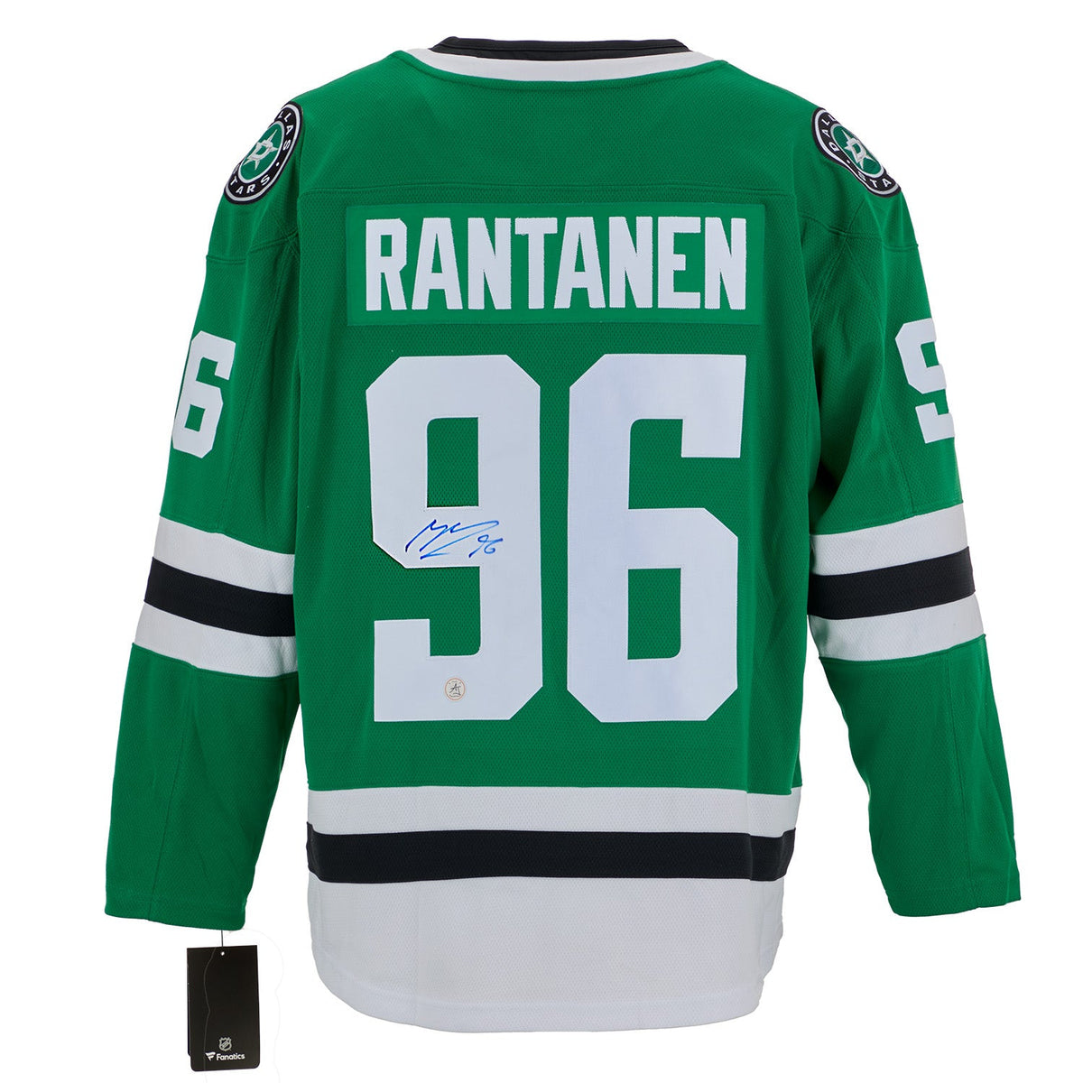 Mikko Rantanen Autographed Dallas Stars Fanatics Breakaway Jersey product image 1, provided for visual reference and product