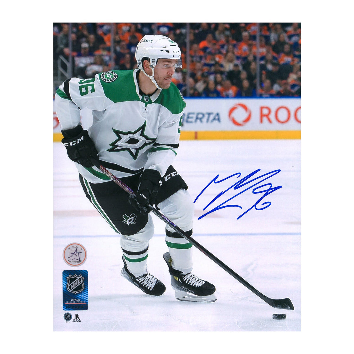 Mikko Rantanen Signed Dallas Stars Road Trip 8x10 Photo product image 1, provided for visual reference and product detail