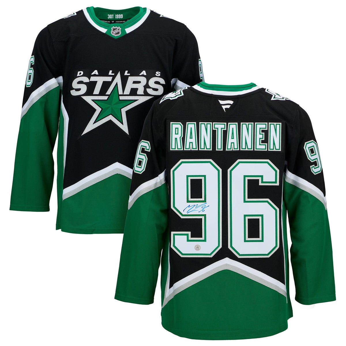 Mikko Rantanen Signed Dallas Stars Alt Retro Fanatics Premium Jersey product image 3, provided for visual reference and