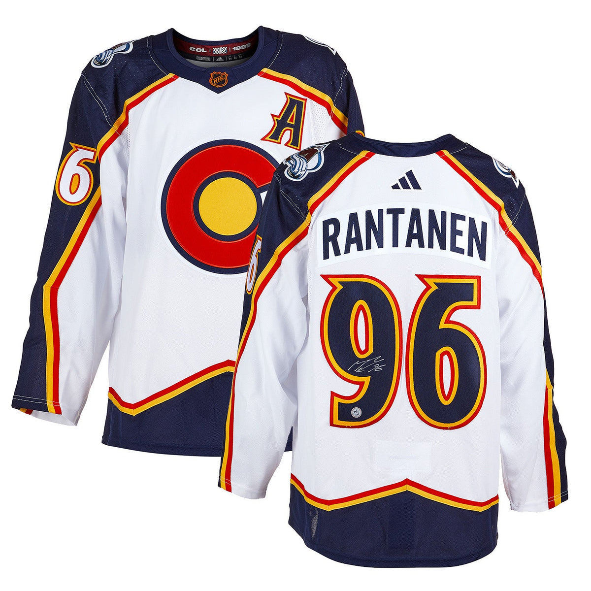 Mikko Rantanen Signed Colorado Avalanche Reverse Retro 2.0 adidas Jersey product image 3, provided for visual reference and