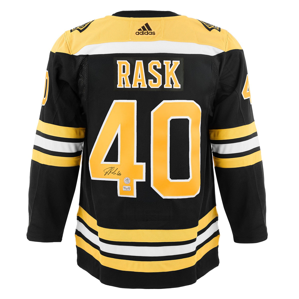 Tuukka Rask Autographed Boston Bruins adidas Jersey product image 1, provided for visual reference and product detail review