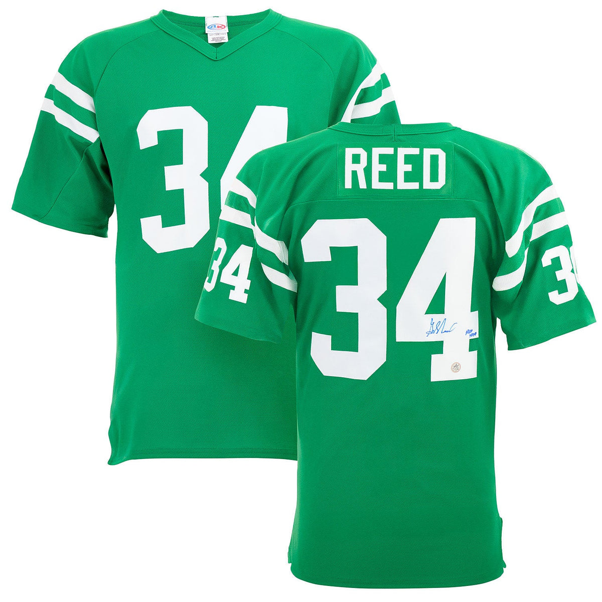 George Reed Signed Saskatchewan Roughriders Style Football Jersey product image 3, provided for visual reference and product
