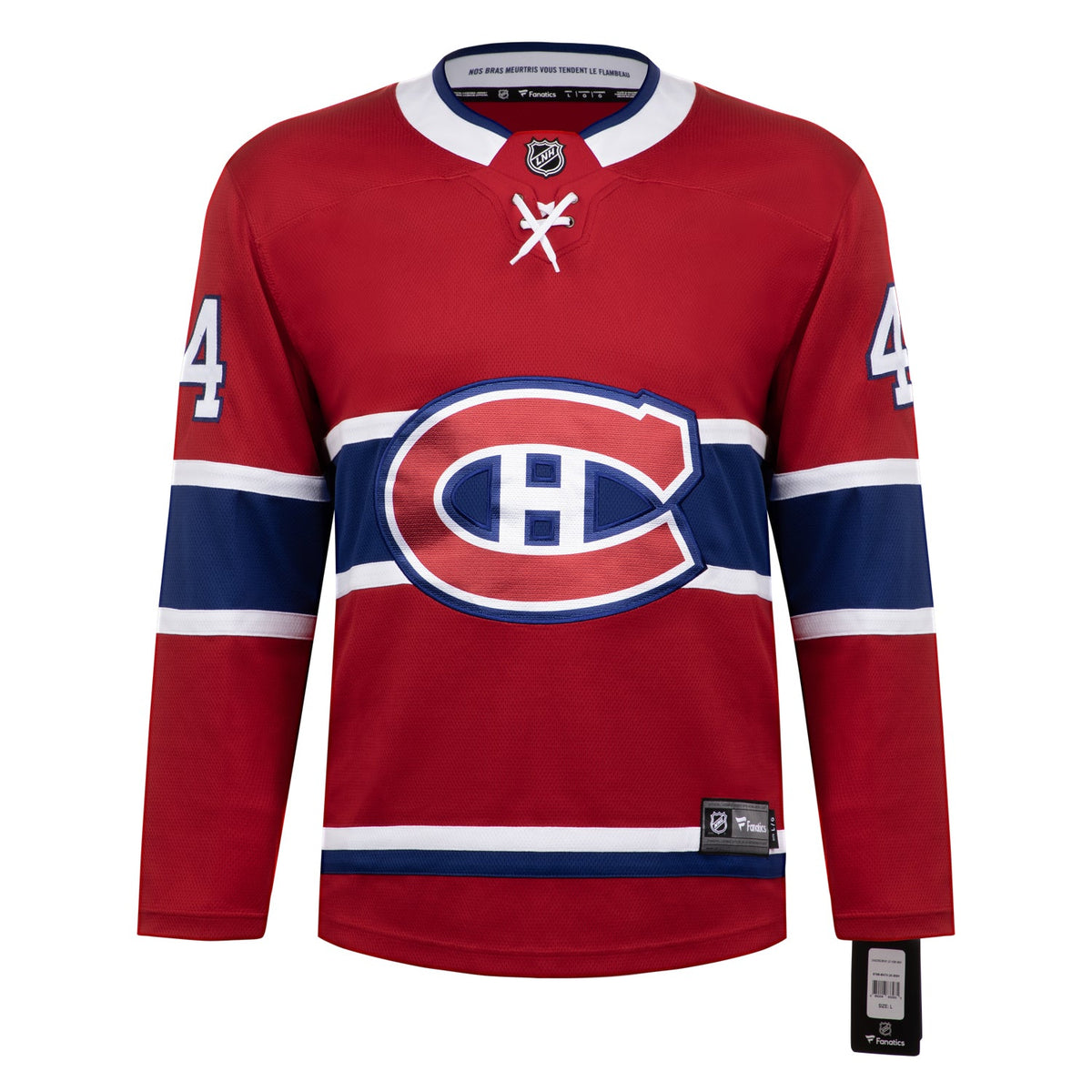 Stephane Richer Autographed Montreal Canadiens Fanatics Breakaway Jersey product image 2, provided for visual reference and