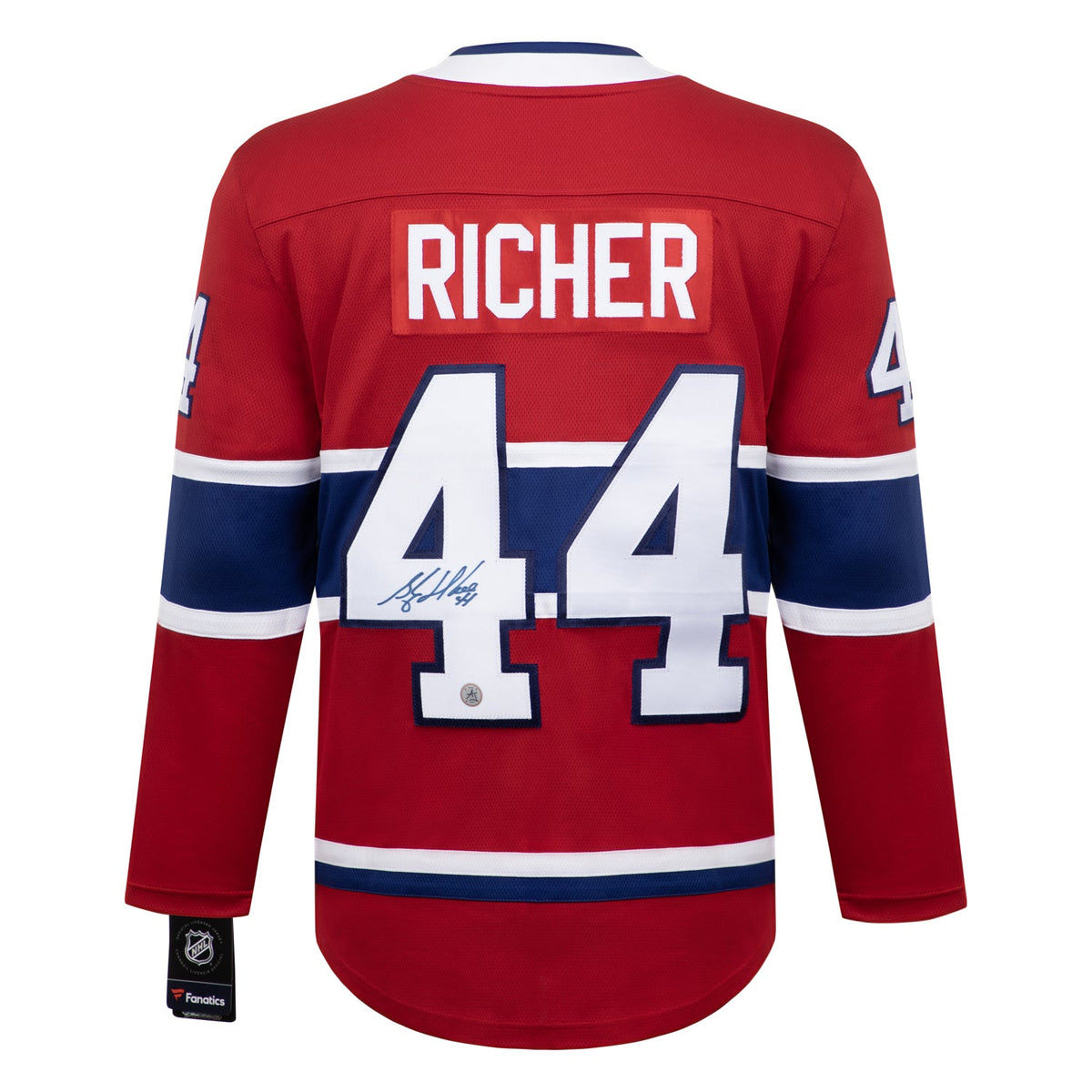 Stephane Richer Autographed Montreal Canadiens Fanatics Breakaway Jersey product image 1, provided for visual reference and
