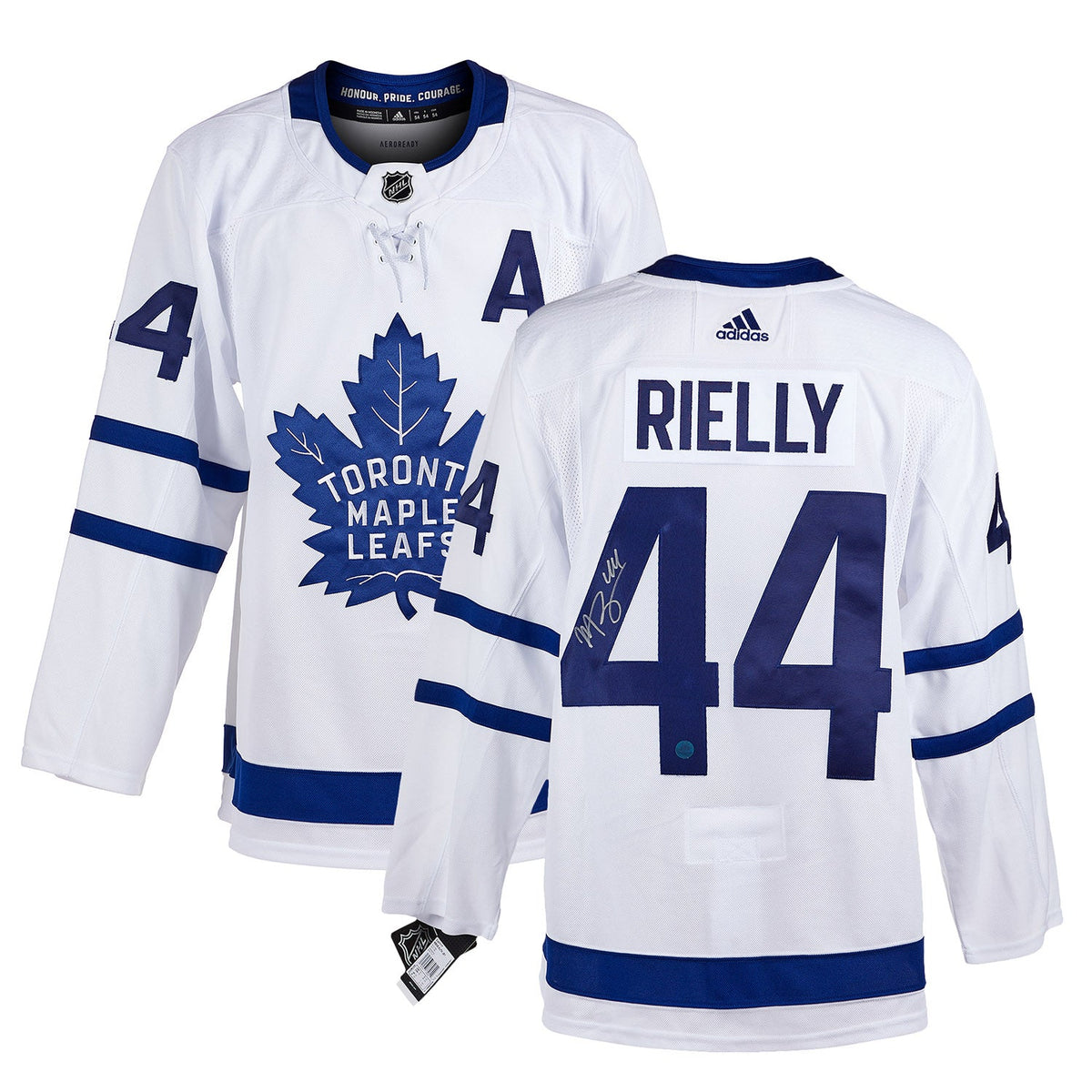Morgan Rielly Signed Toronto Maple Leafs White adidas Jersey product image 3, provided for visual reference and product