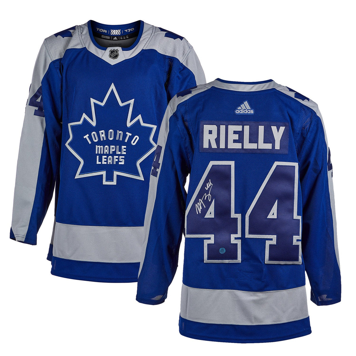 Morgan Rielly Toronto Maple Leafs Signed Reverse Retro adidas Jersey product image 3, provided for visual reference and
