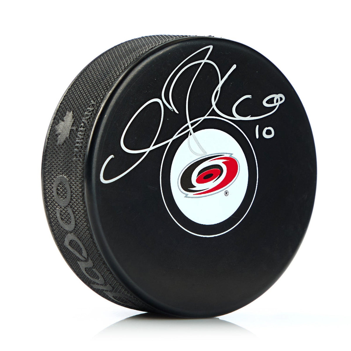 Gary Roberts Autographed Carolina Hurricanes Hockey Puck product image 1, provided for visual reference and product detail